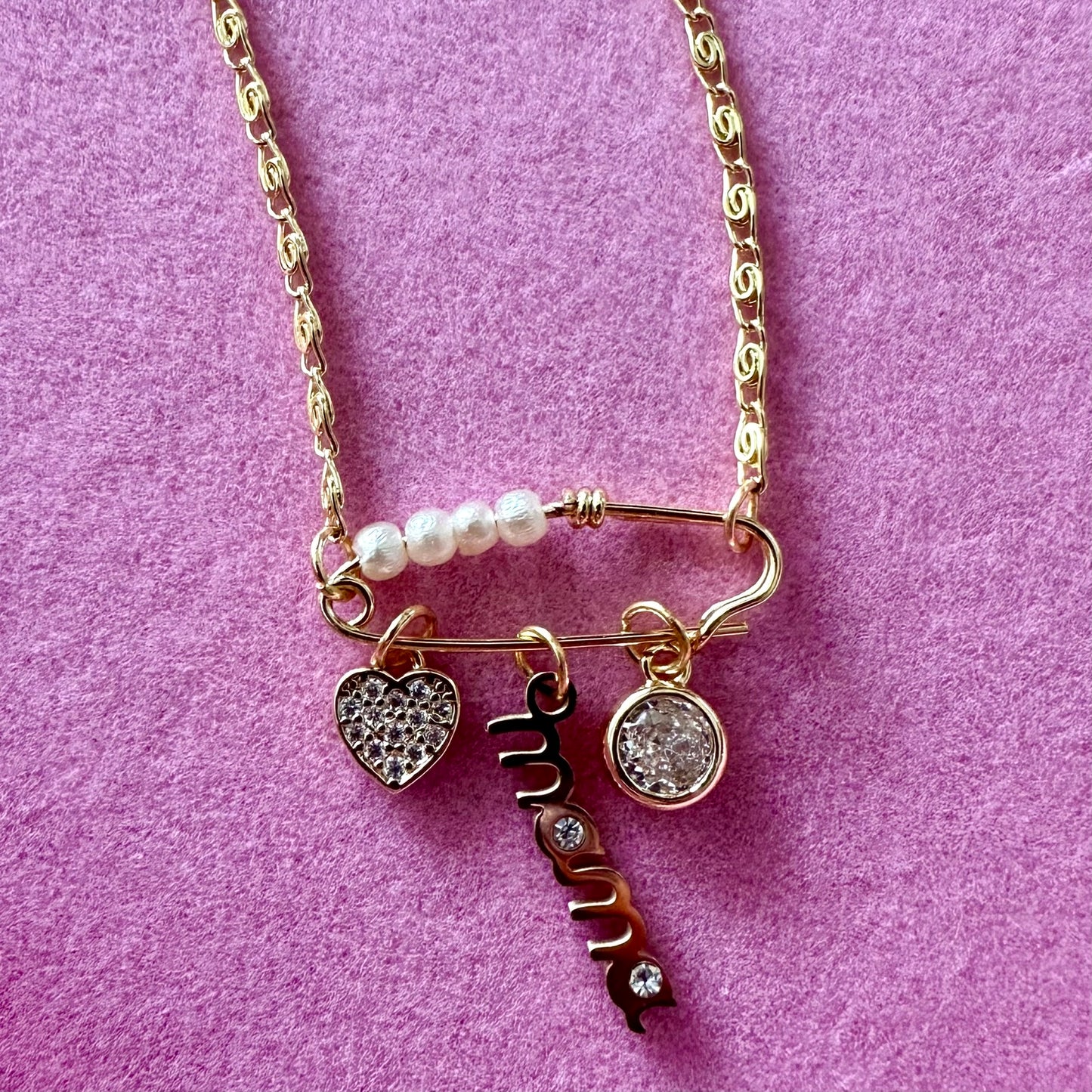 Paperclip Mama Tag Chain