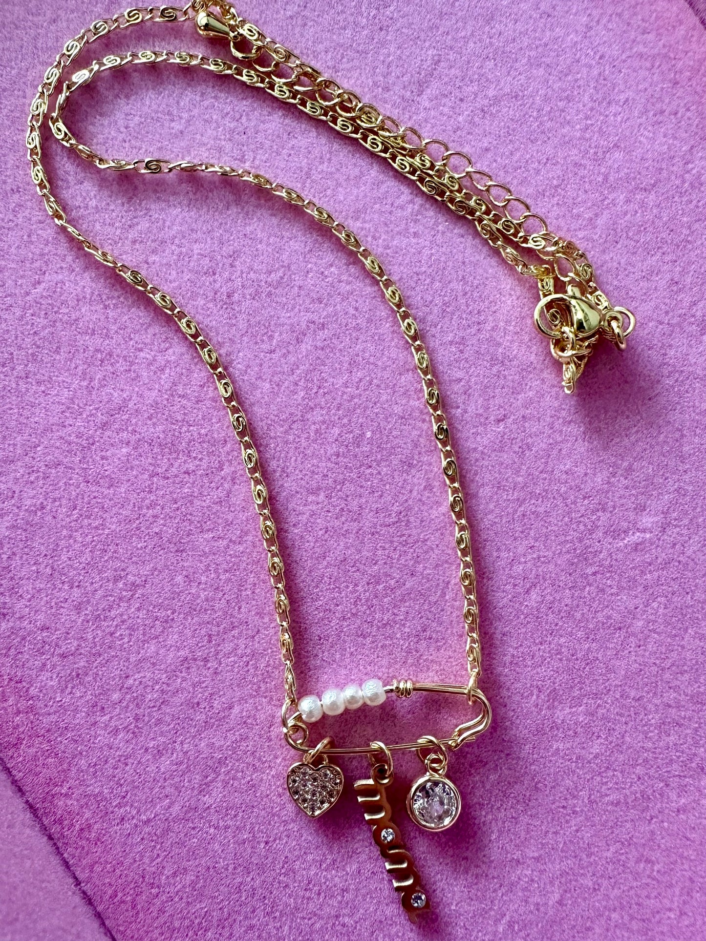 Paperclip Mama Tag Chain
