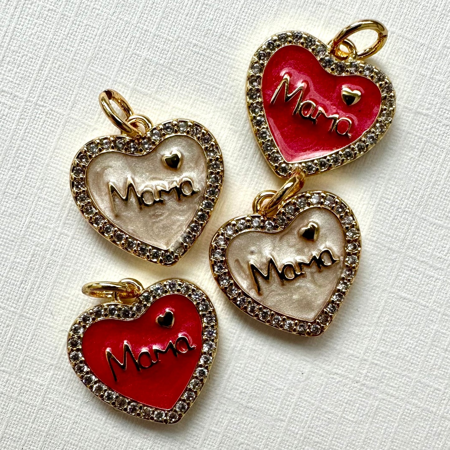 Mama Heart Charm Chain