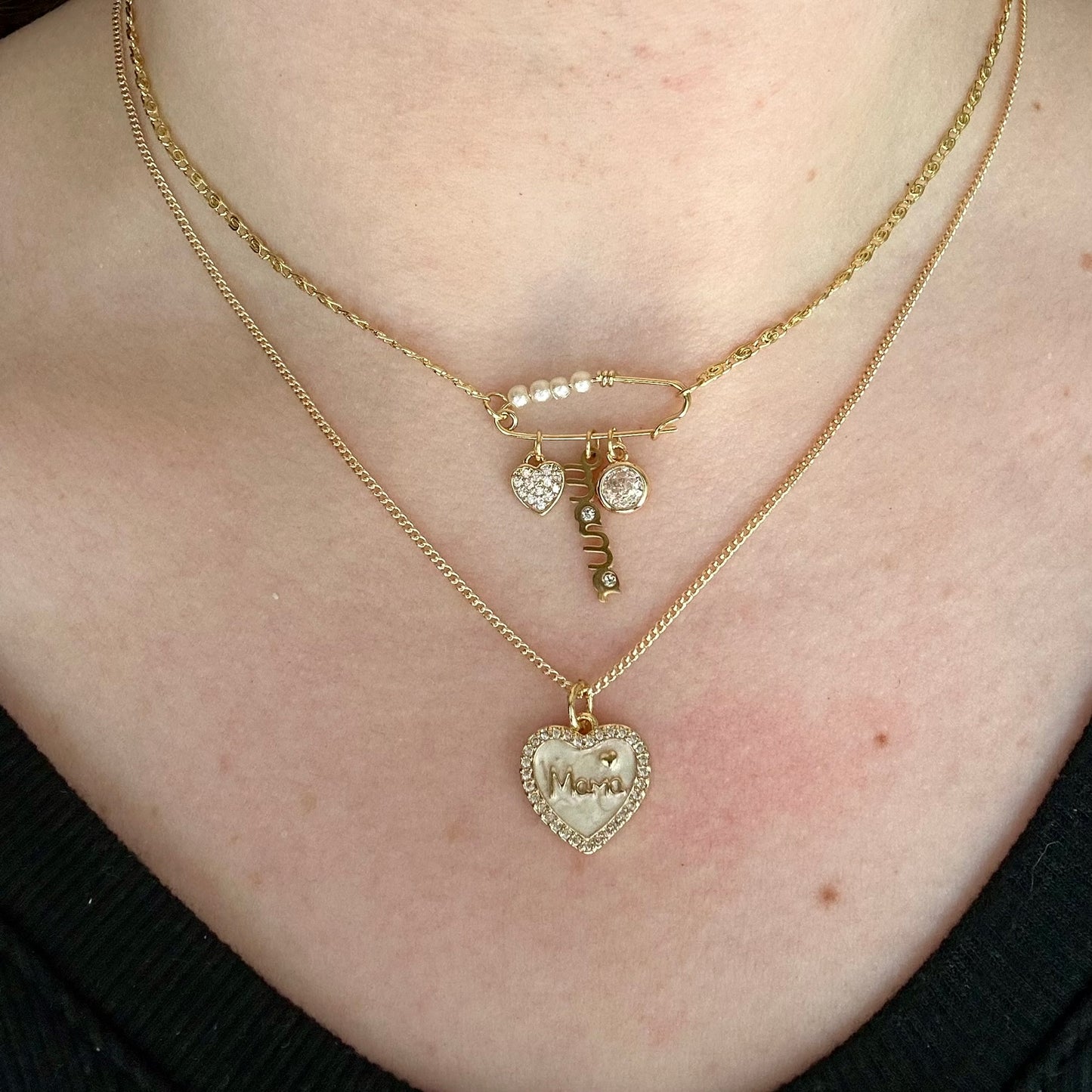 Paperclip Mama Tag Chain