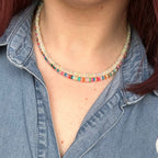 White Ethiopian Opal Necklace