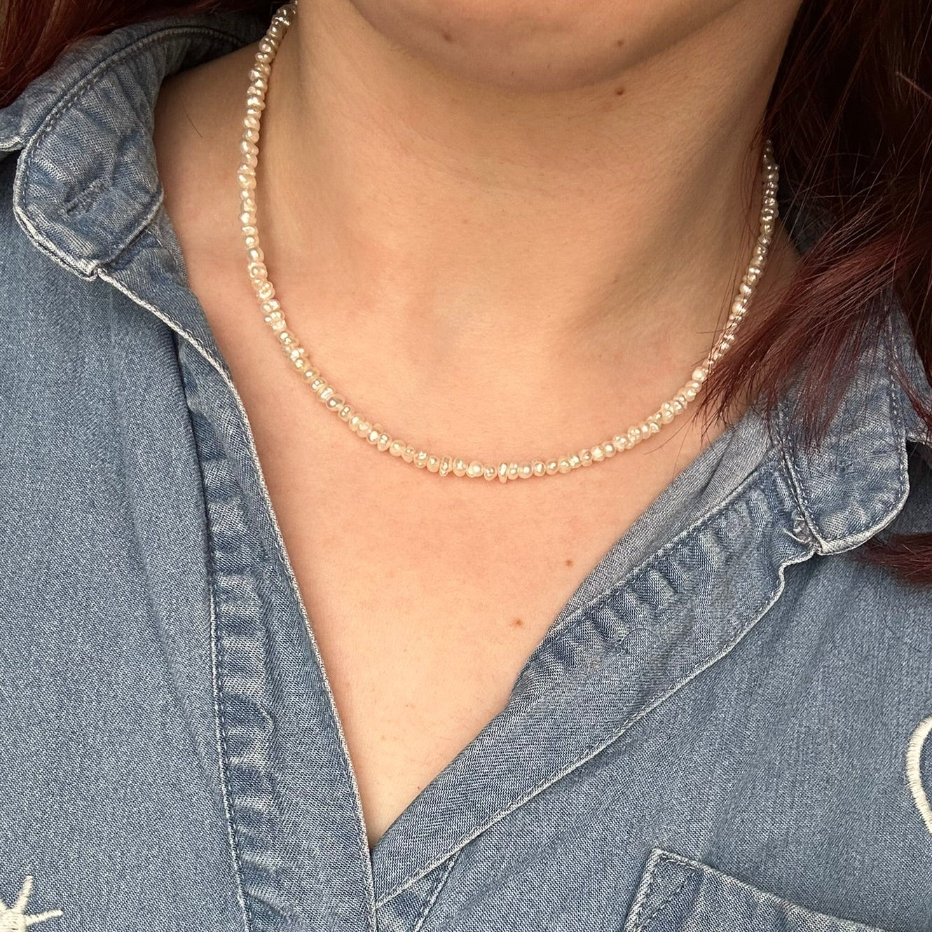 Potato Pearl Necklace