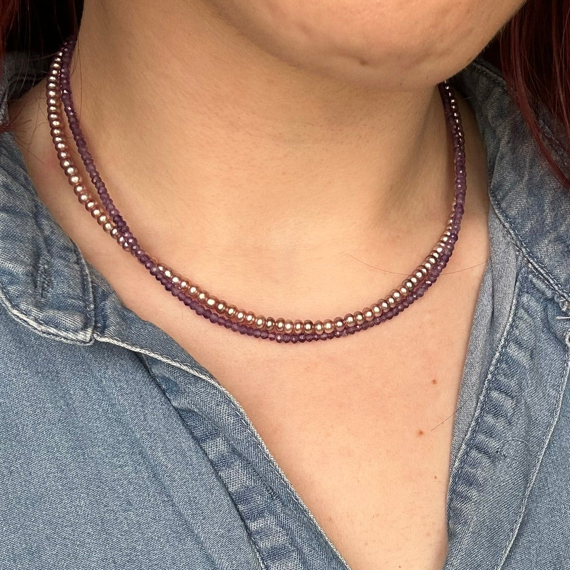 Dainty Amethyst Necklace