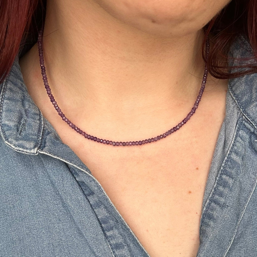 Dainty Amethyst Necklace