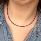 Dainty Amethyst Necklace