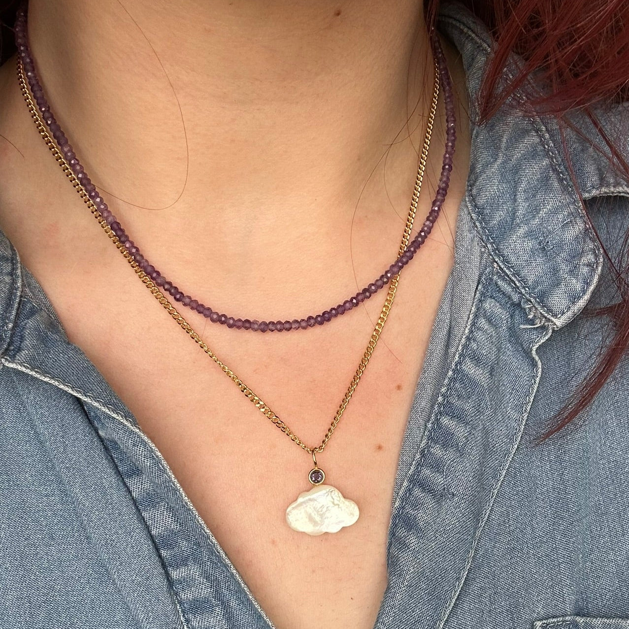 Dainty Amethyst Necklace