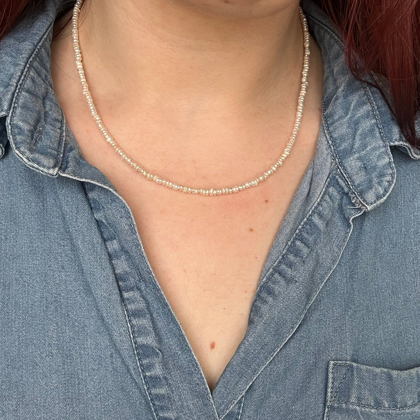 Potato Pearl Necklace