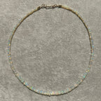 White Ethiopian Opal Necklace