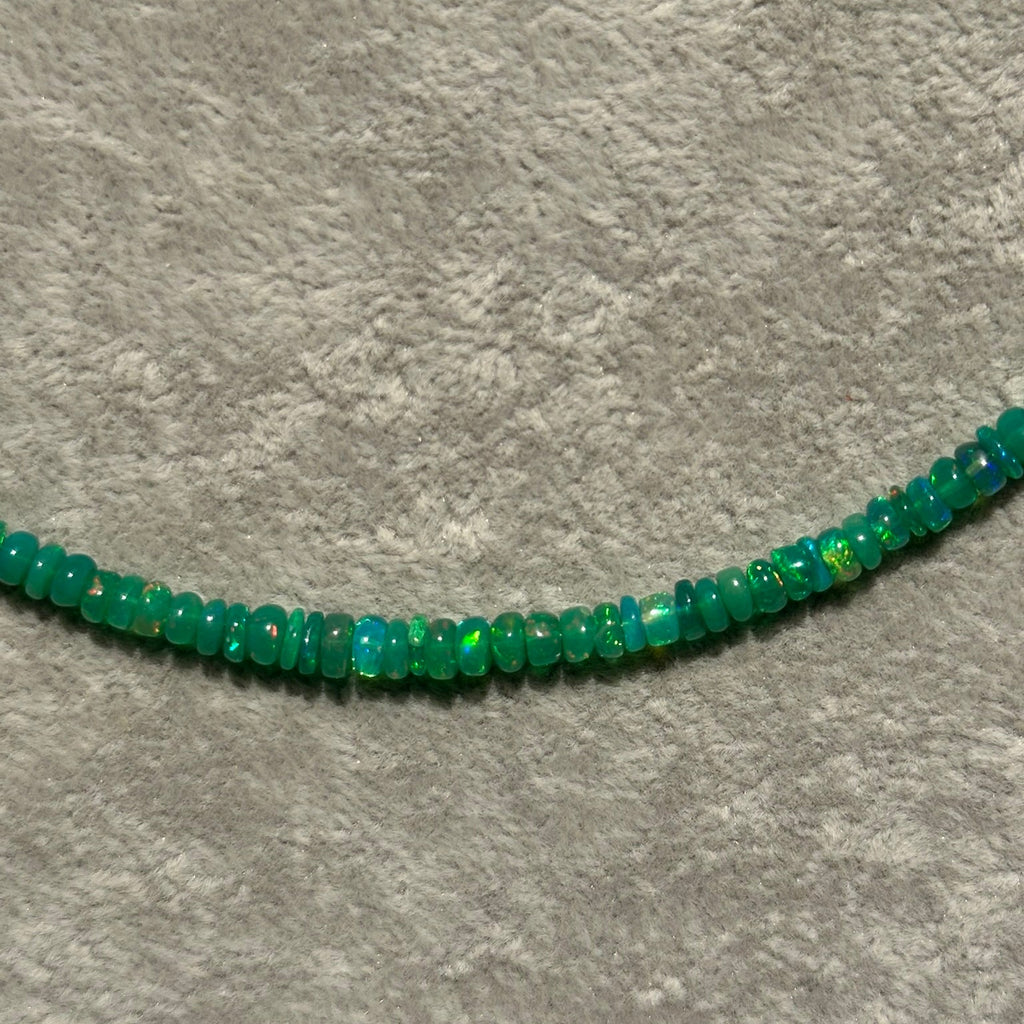 Green Ethiopian Opal Necklace