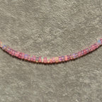 Pink Ethiopian Opal Necklace