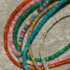 Orange Ethiopian Opal Necklace