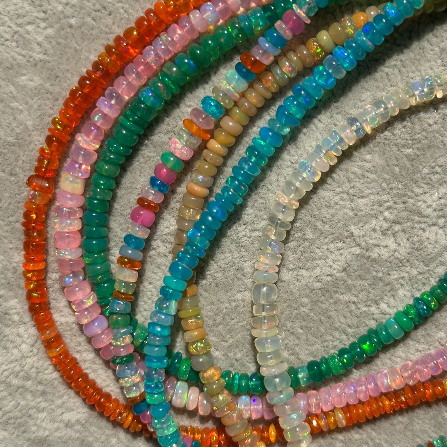 Green Ethiopian Opal Necklace