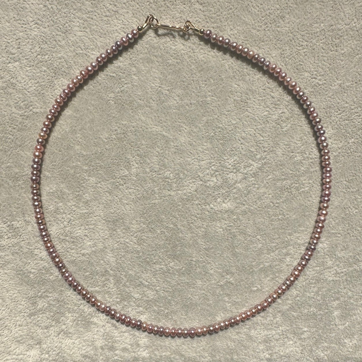 Lavender Pearl Necklace