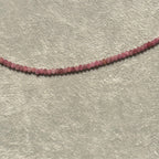 Dainty Pink Tourmaline Necklace