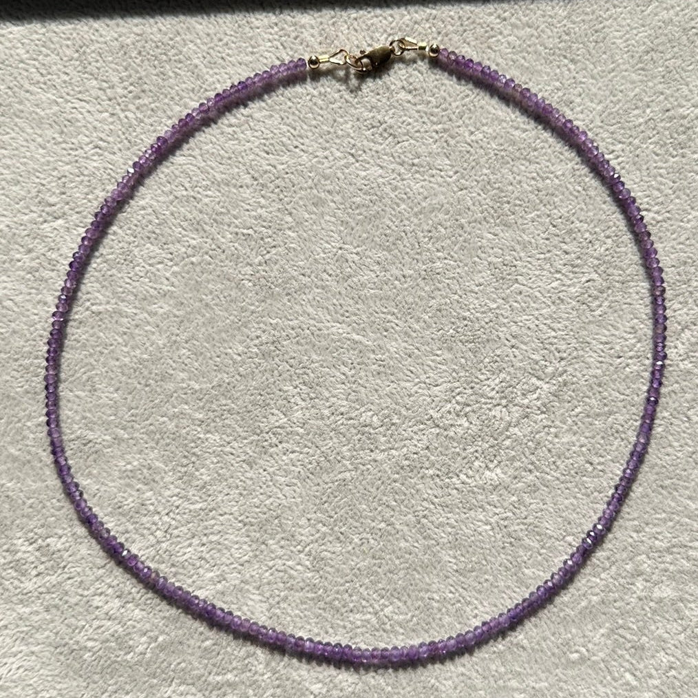 Dainty Amethyst Necklace