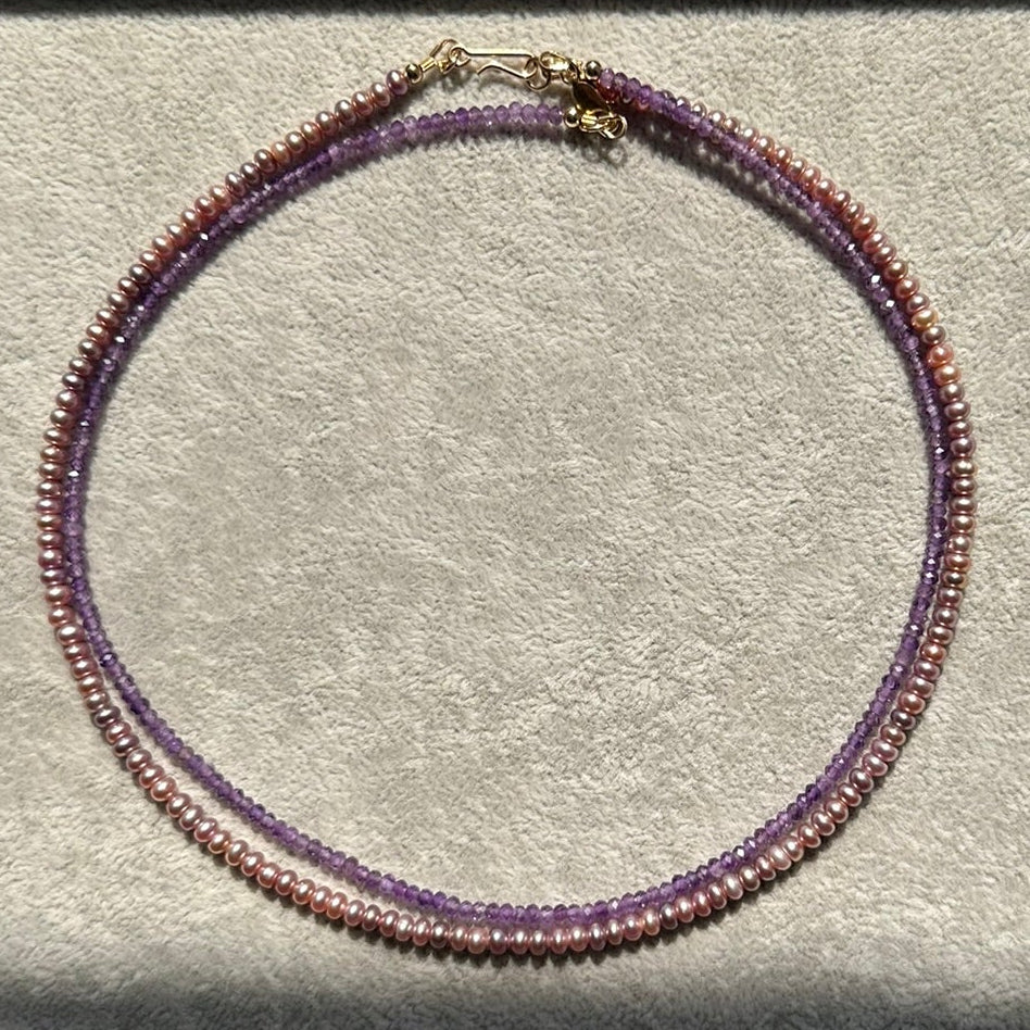Dainty Amethyst Necklace