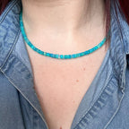 Blue Ethiopian Opal Necklace