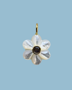 Mother of Pearl Flower Charm