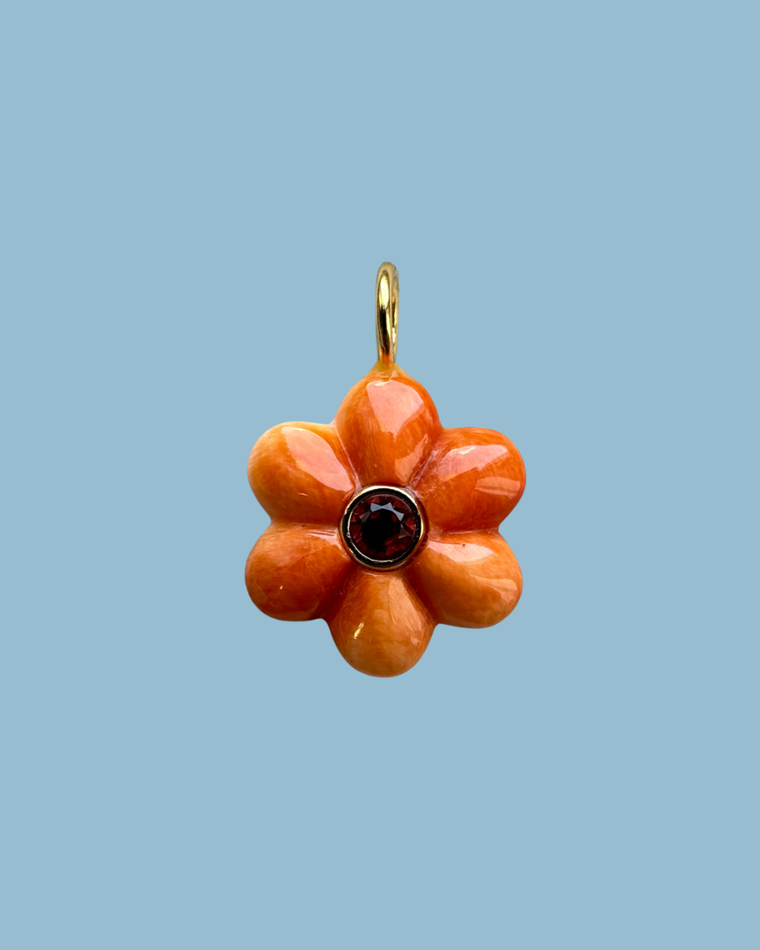 Spiny Oyster Flower Charm