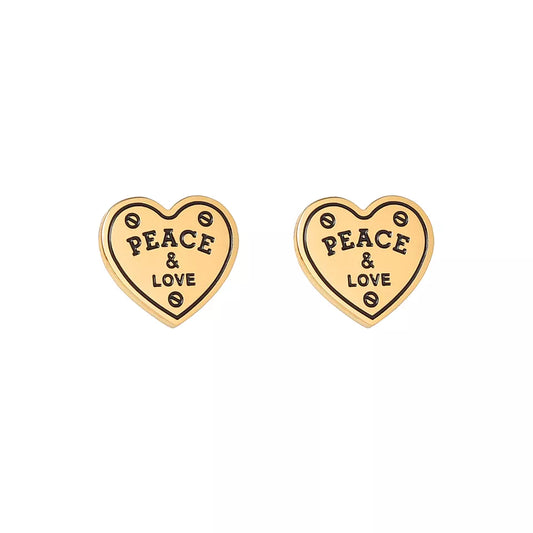 Peace + Love Earrings